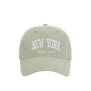 Anine Bing Jeremy Baseball Hat - Sage Green New York